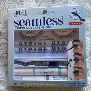 2-for-1 ARDELL Seamless Underlash Extension Wispies. Glue & Remover. Brand New